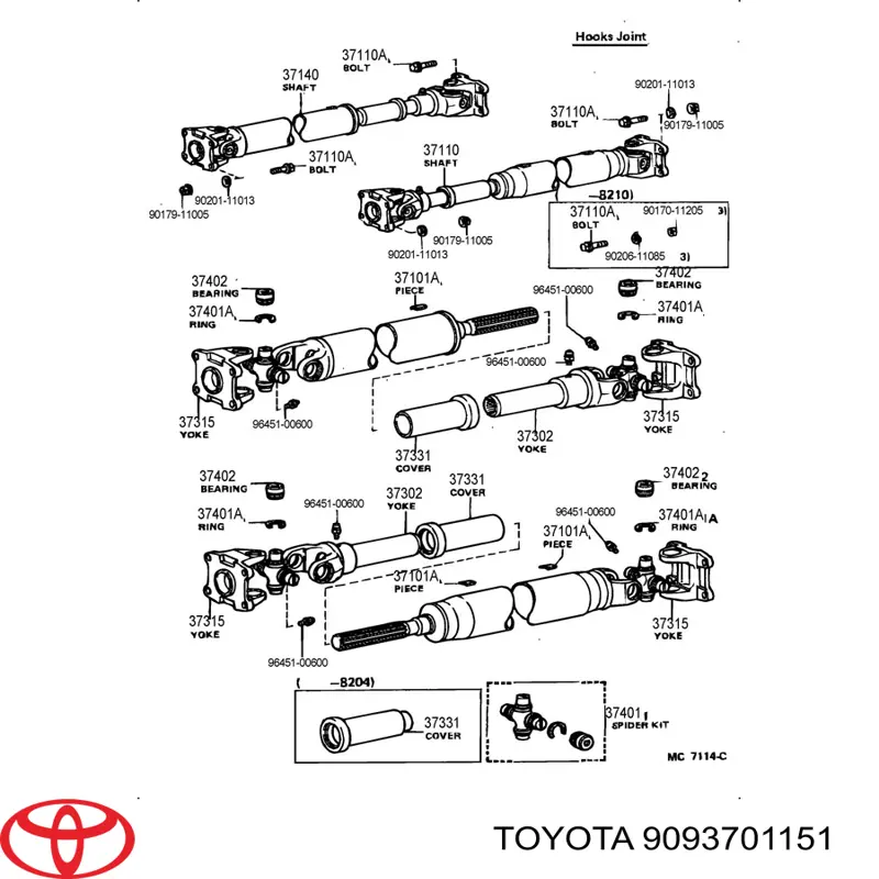  9093701151 Toyota