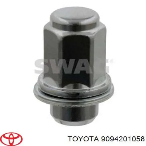 Tuerca de rueda 9094201058 Toyota