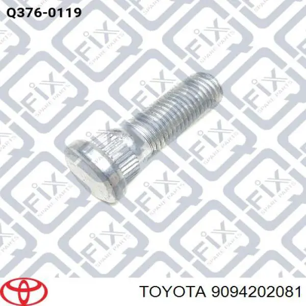 Шпилька колесная передняя 9094202081 Toyota