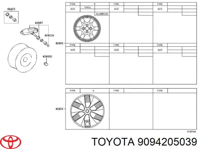 9094205039 Toyota 