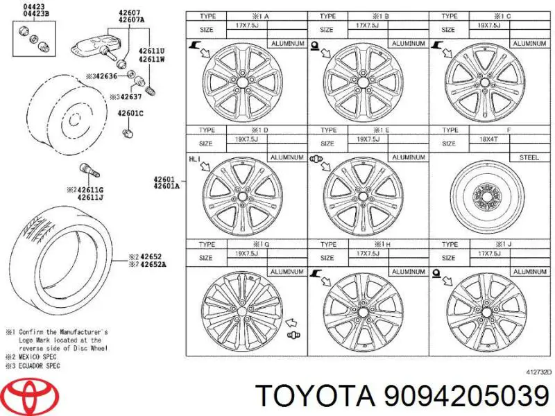  Toyota 9094205039 цена, от 3.72 USD