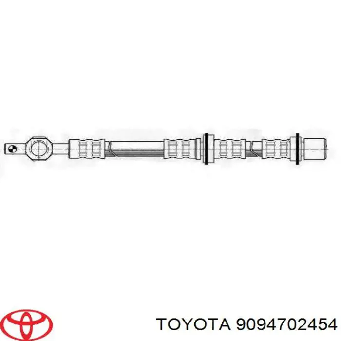 9094702454 Toyota шланг тормозной передний