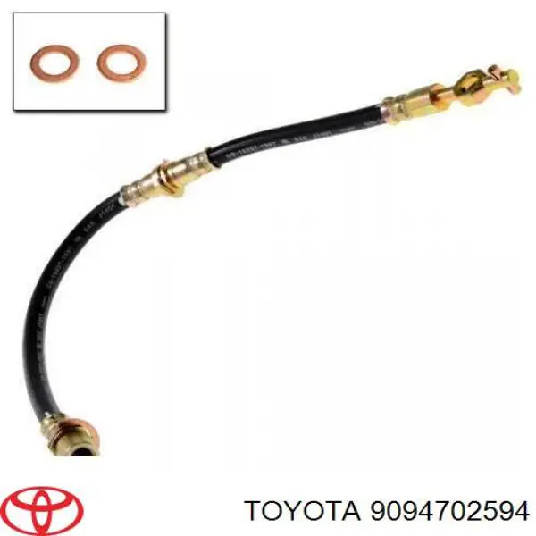 Шланг тормозной передний Toyota 9094702594 цена, от 10.08 USD