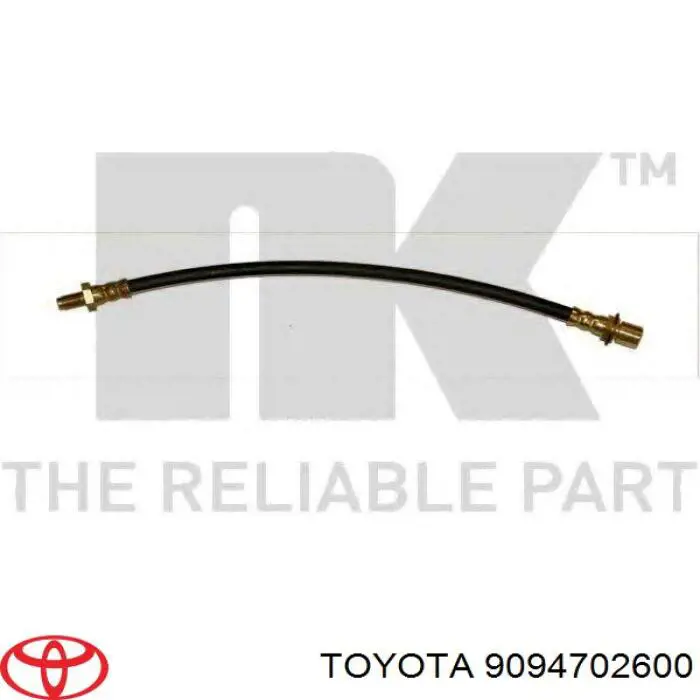 9094702599 Toyota Гибкая тормозная трубка задняя
