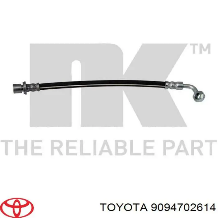 Шланг тормозной задний, правый Toyota 9094702614 цена, от 11.34 USD