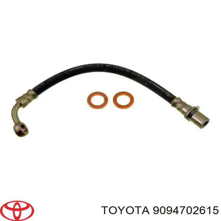 Купить 9094702615 Toyota Шланг тормозной задний левый