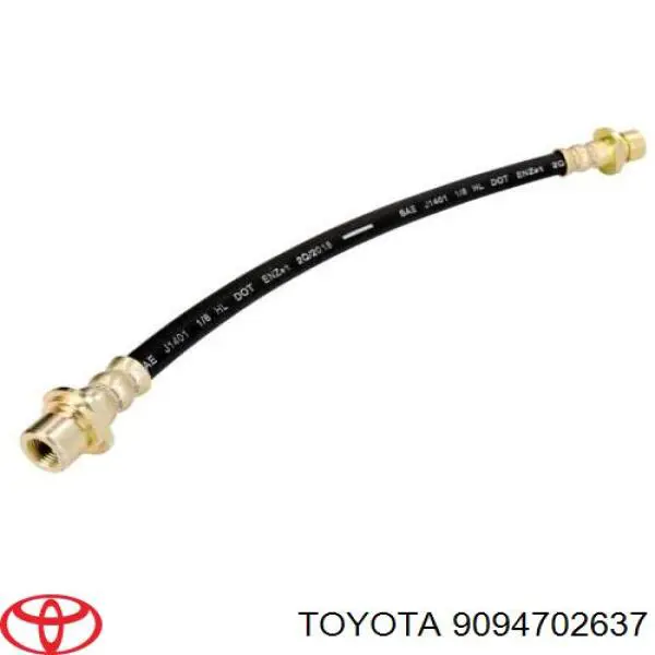 Задний тормозной шланг 9094702637 Toyota