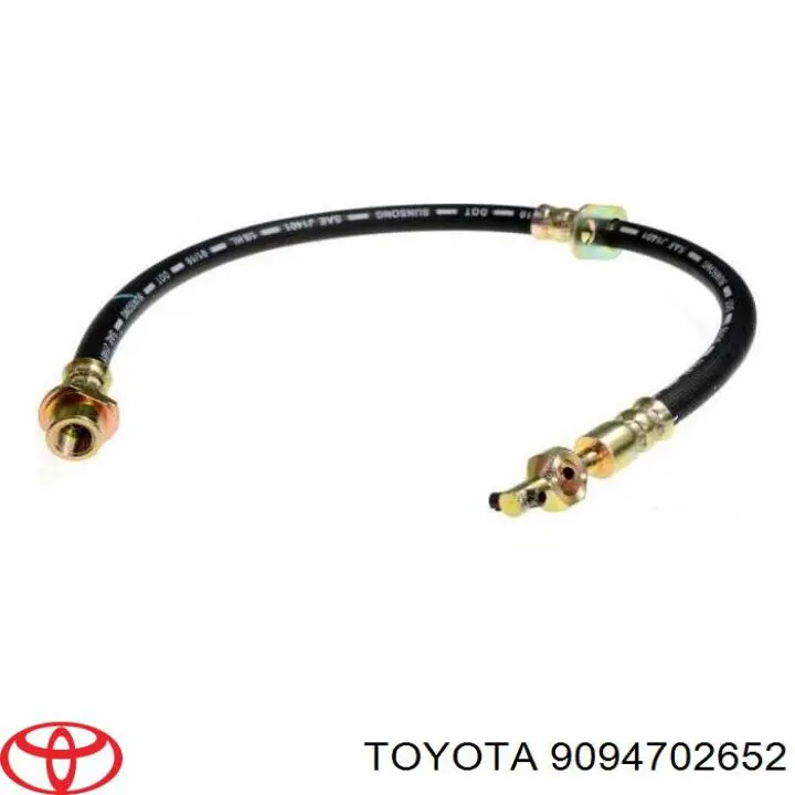 Купить 9094702652 Toyota Шланг тормозной передний, правый