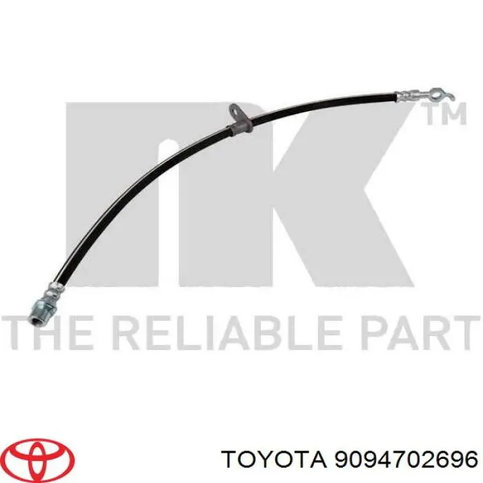 Передний левый тормозной шланг Toyota 9094702696