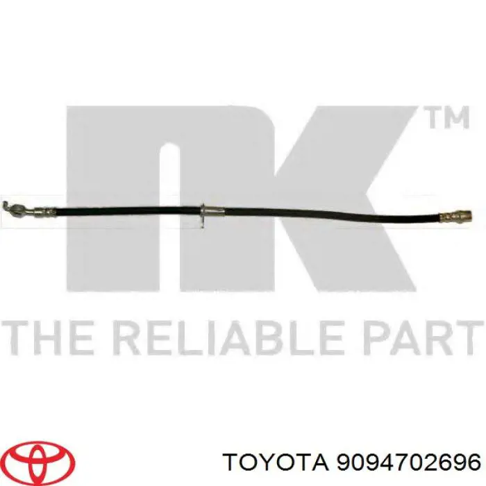 Купить 9094702696 Toyota Шланг тормозной передний левый