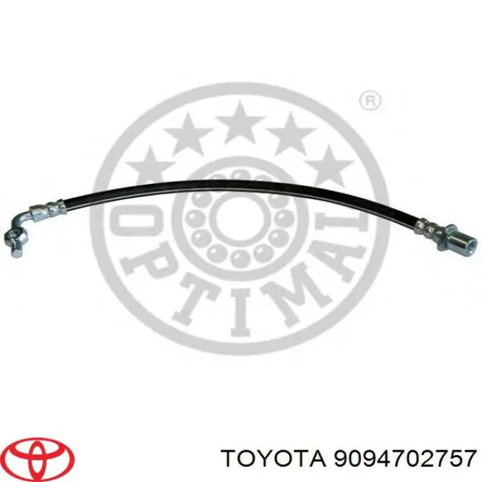 Tubo flexible de frenos delantero derecho 9094702757 Toyota