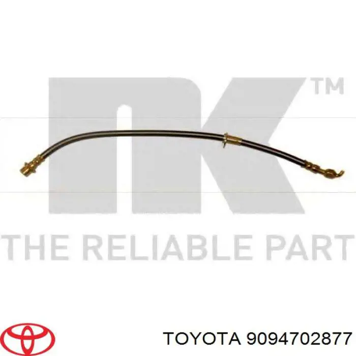 Купить FT1417 K&K Шланг тормозной задний правый