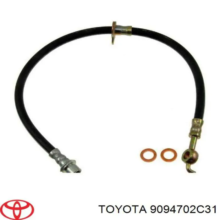 Шланг тормозной передний правый 9094702C31 Toyota