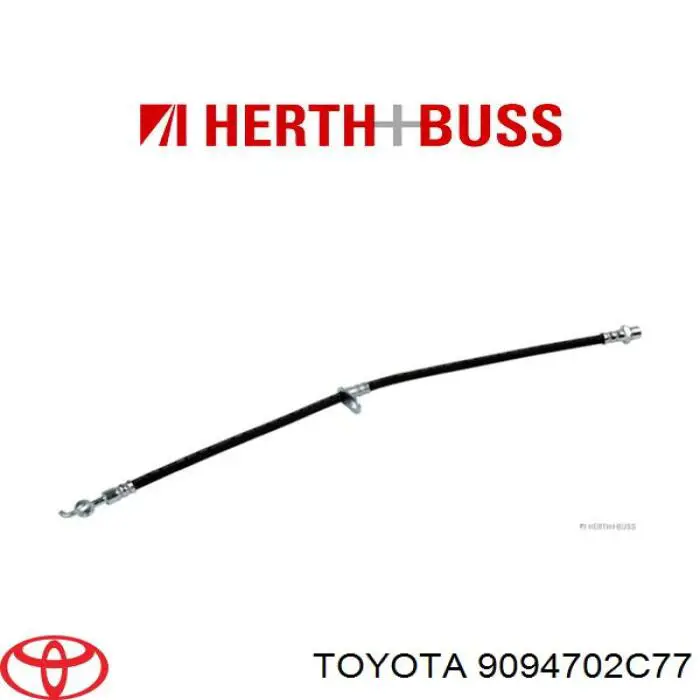 Tubo flexible de frenos delantero derecho 9094702C77 Toyota