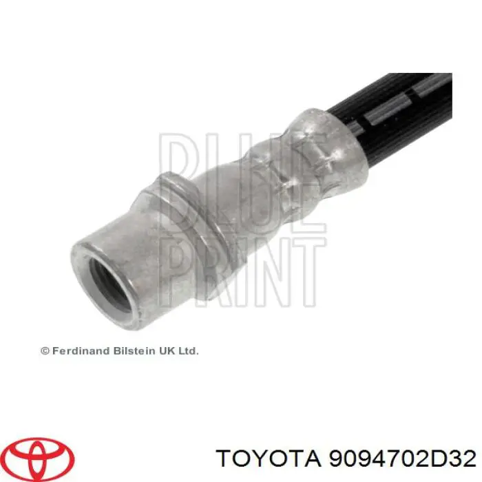 Купить 9094702G16 Toyota Шланг тормозной задний левый