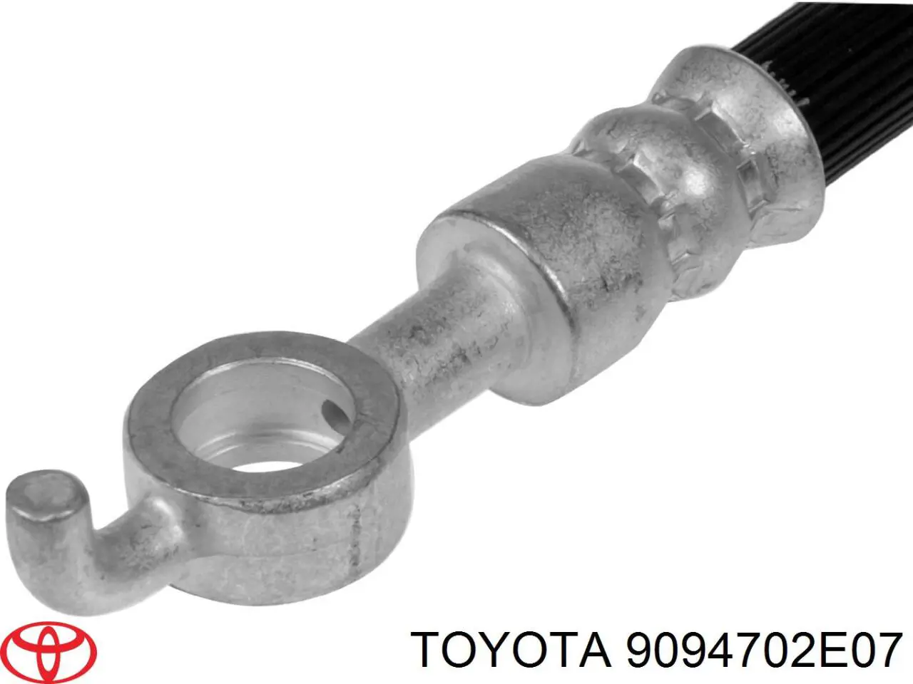 Купить 9094702E07 Toyota Шланг тормозной передний
