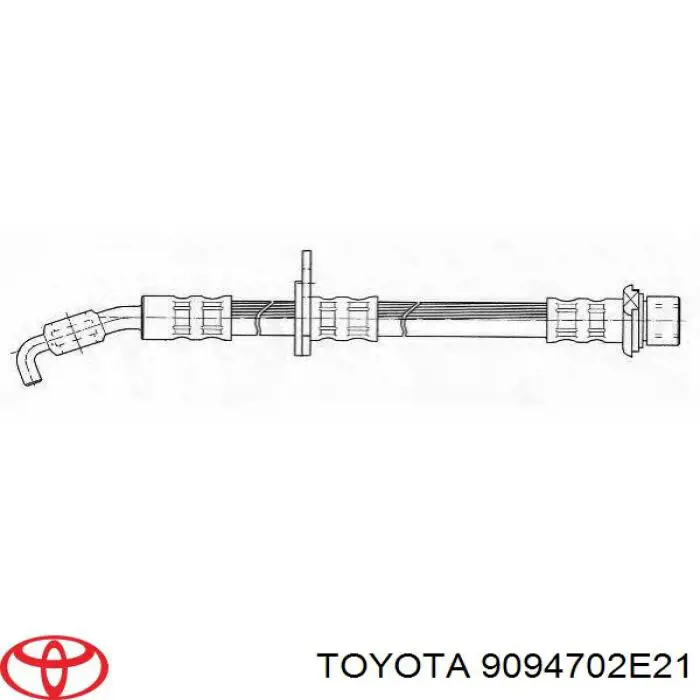 Шланг тормозной передний 9094702E21 Toyota