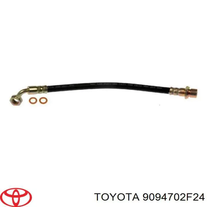Купить 9094702F24 Toyota Шланг тормозной задний левый