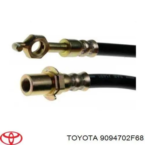 9094702837 Toyota Гибкая тормозная трубка передняя