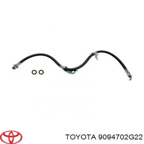 Шланг тормозной передний левый 9094702G22 Toyota