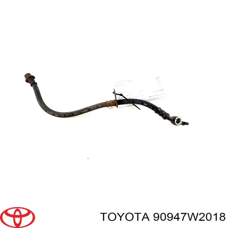 90947W2018 Toyota шланг тормозной задний левый