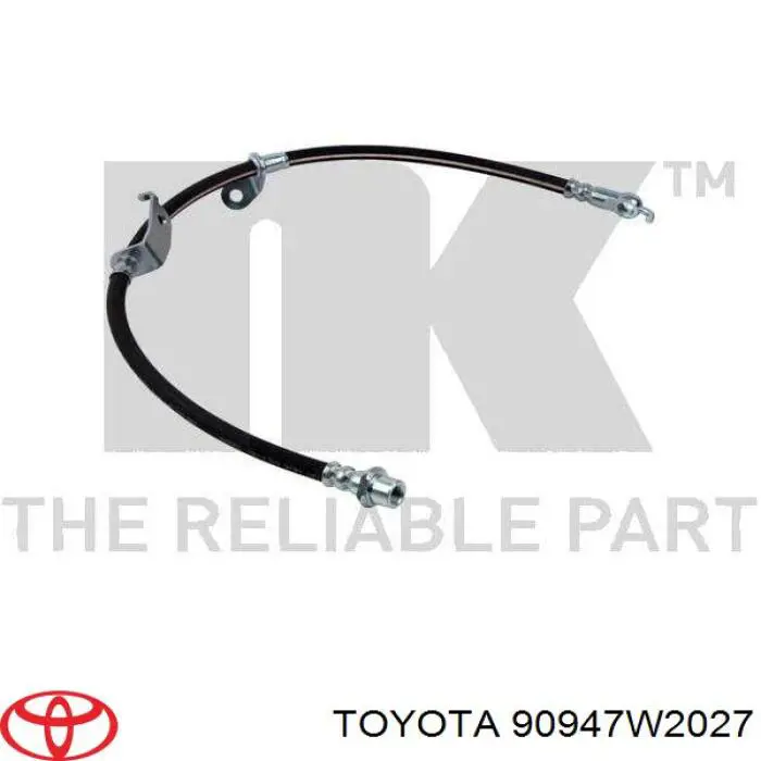 Тормозной шланг Toyota 90947W2027 цена, от 21.13 USD