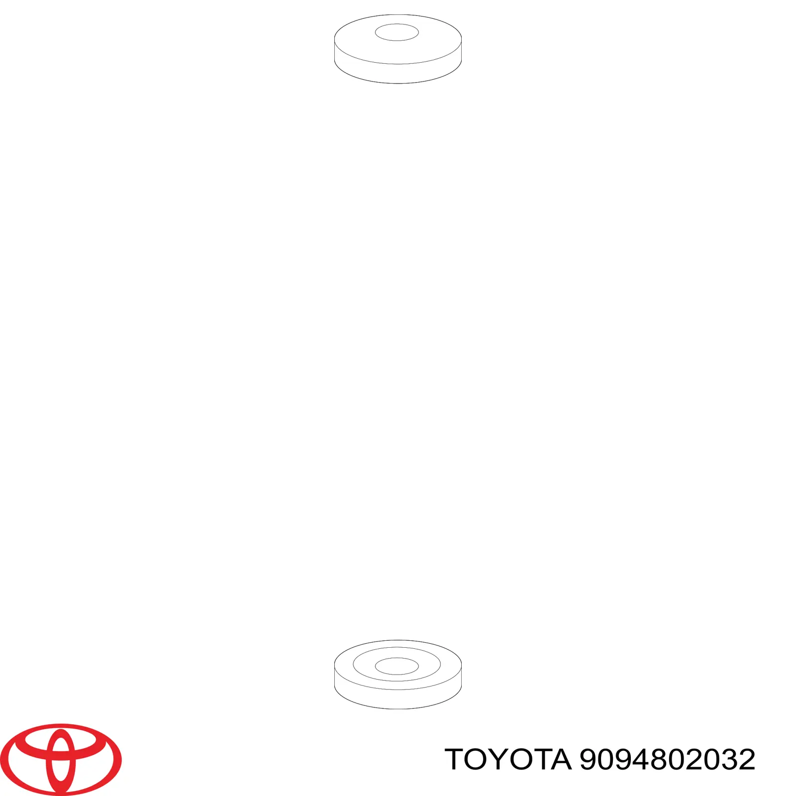 Кольцо стопорное подшипника задней полуоси 9094802032 Toyota