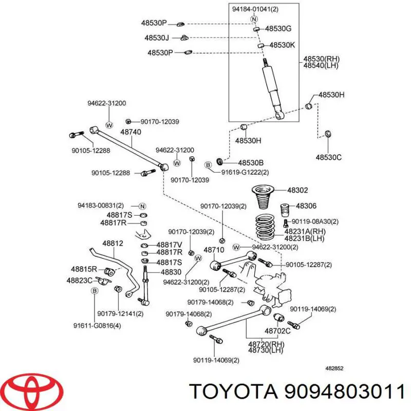 9094803011 Toyota 