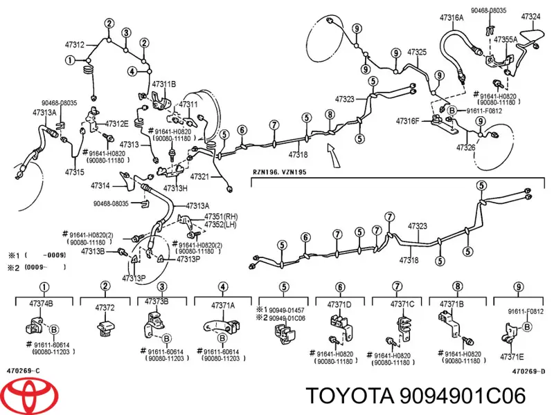 9094901C06 Toyota 