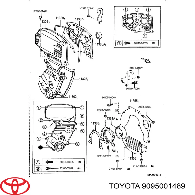  Toyota 9095001489 цена, от 4.20 USD