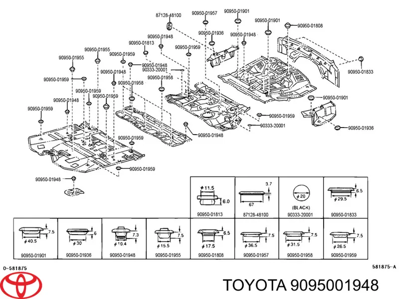  Toyota 9095001948 цена, от 1.29 USD