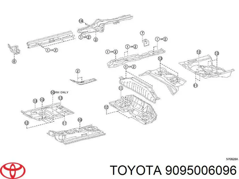 Купить 9095006096 Toyota 