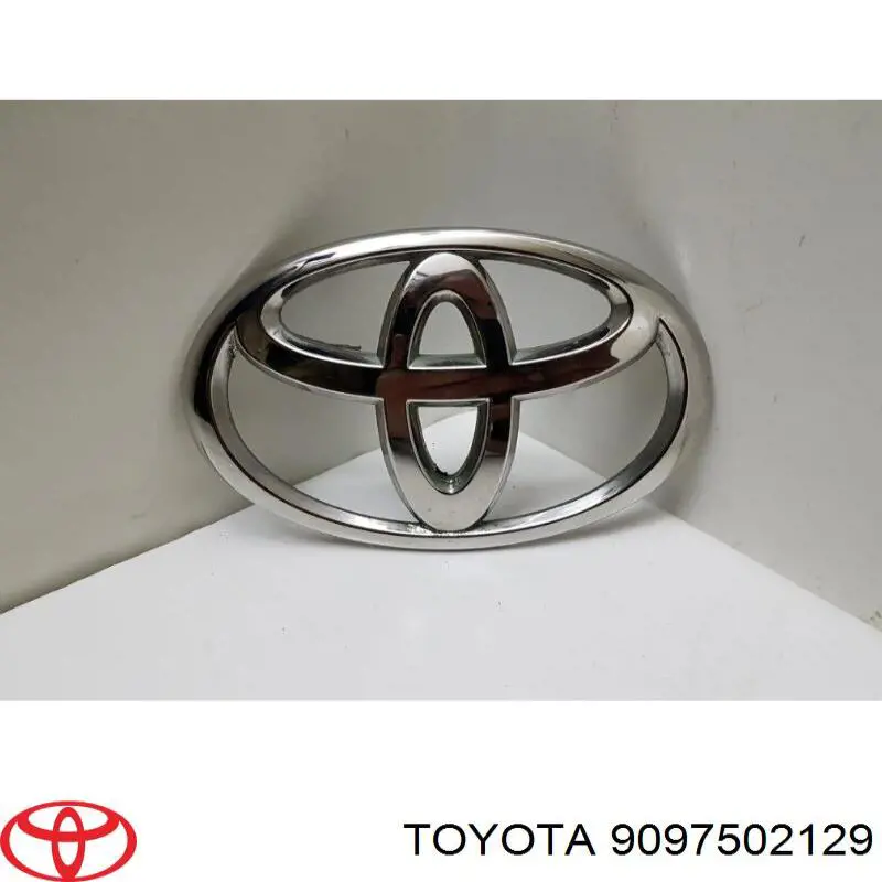 9097502129 Toyota emblema de tampa de porta-malas (emblema de firma)