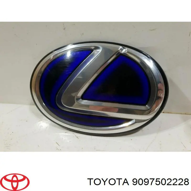 Эмблема крышки багажника (фирменный значок) Toyota 9097502228