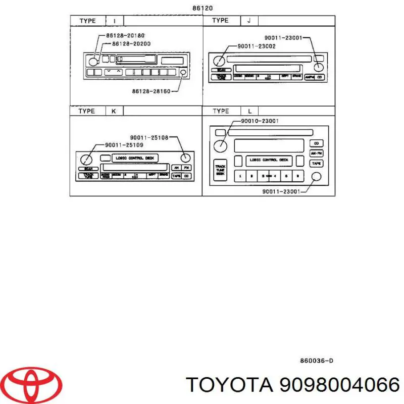  Toyota 9098004066 цена, от 2.53 USD