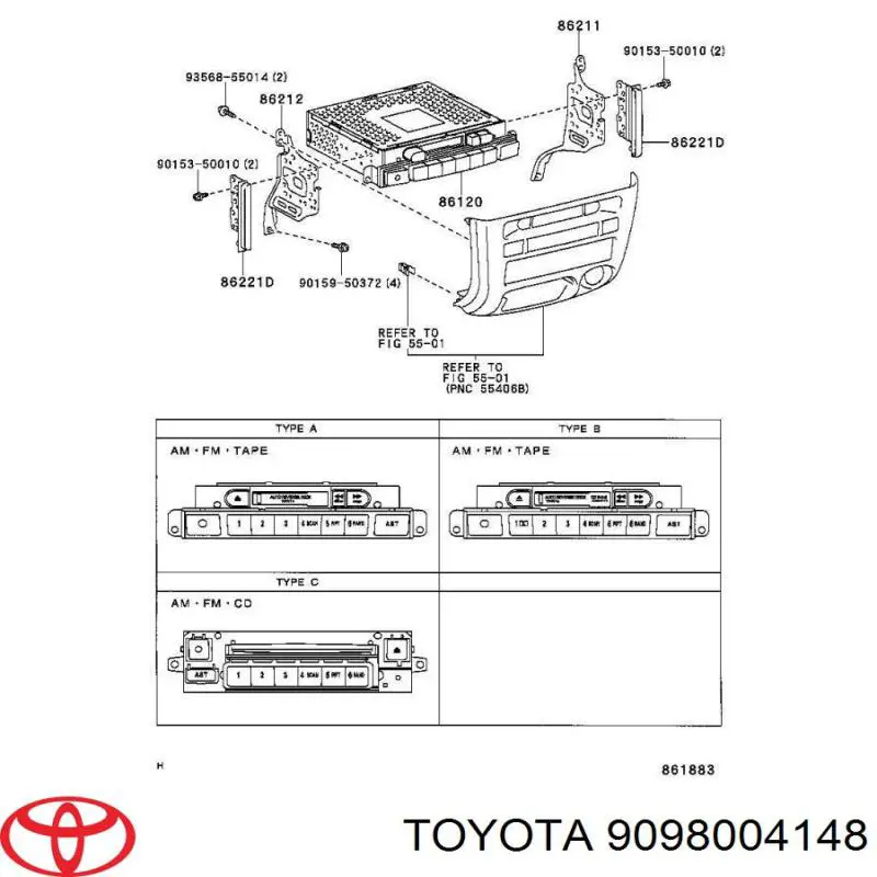  9098004148 Toyota