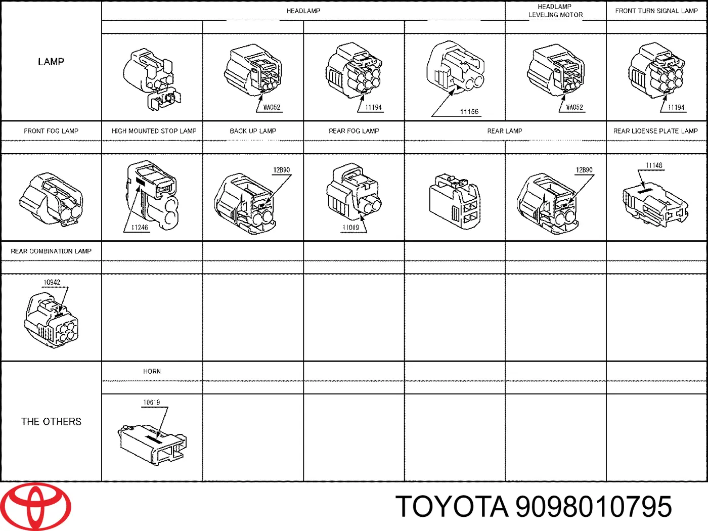 9098010795 Toyota 