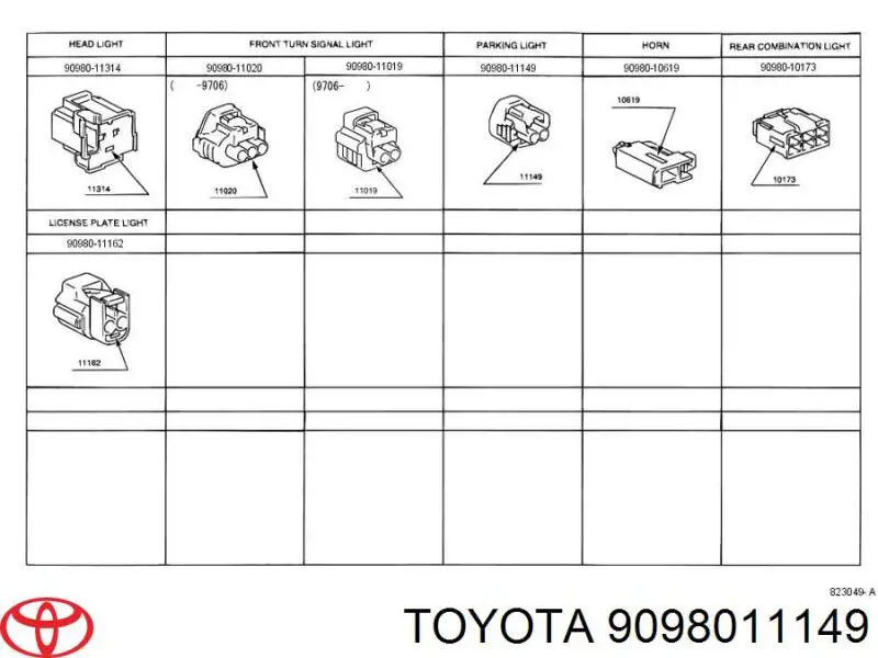  9098011149 Toyota