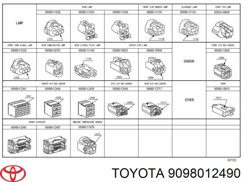 Купить 9098012490 Toyota 