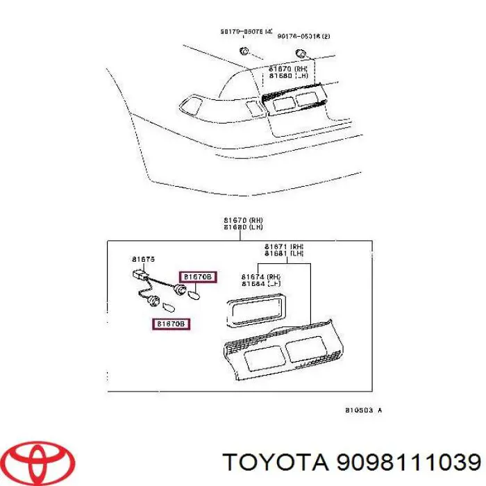 9098111039 Toyota 