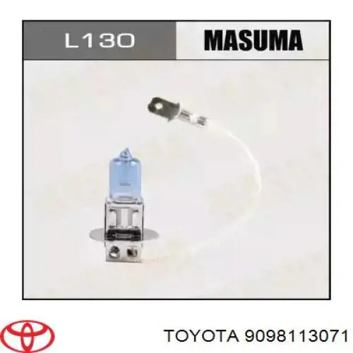 Lâmpada das luzes de nevoeiro Toyota Hiace IV H1, H2