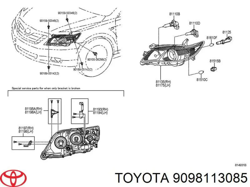 9098113085 Toyota