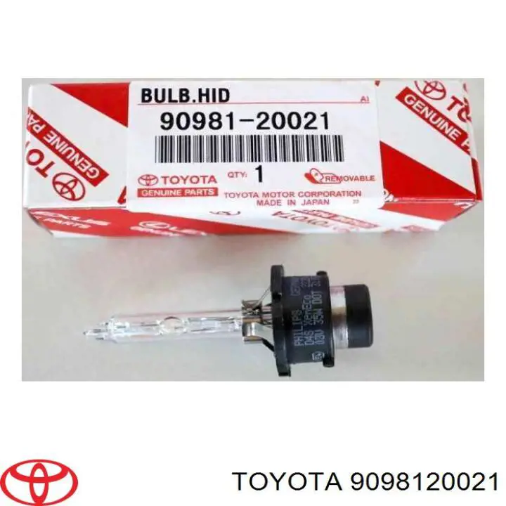 Лампочка ксеноновая Toyota 9098120021