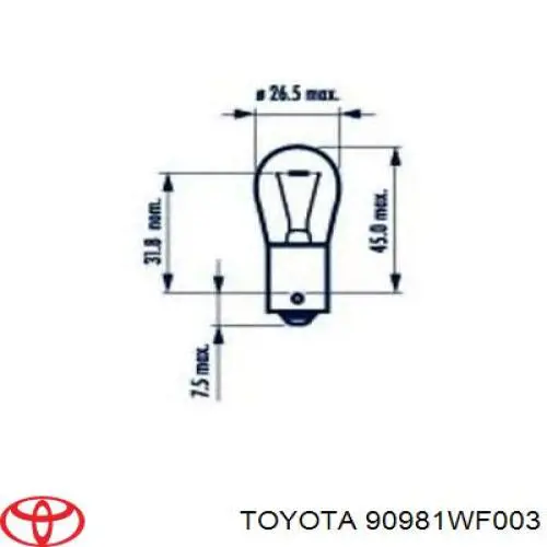  Toyota 90981WF003 цена, от 2.70 USD