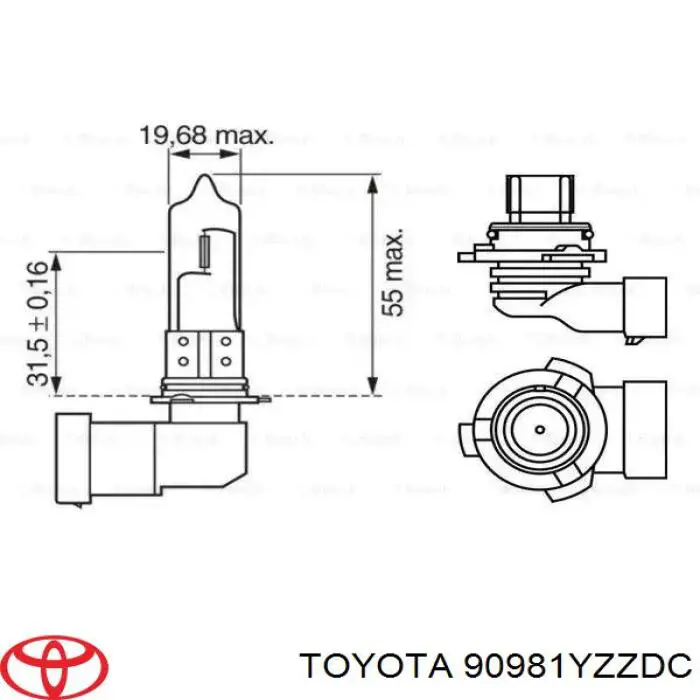 90981YZZDC Toyota 
