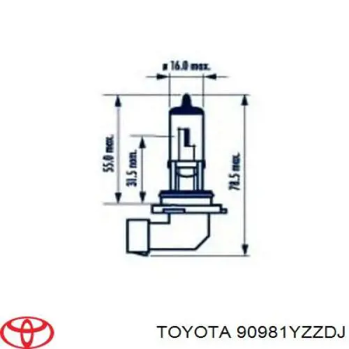 90981YZZDJ Toyota