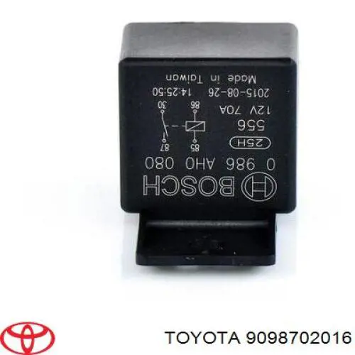 9098702016 Toyota relê elétrico multifuncional