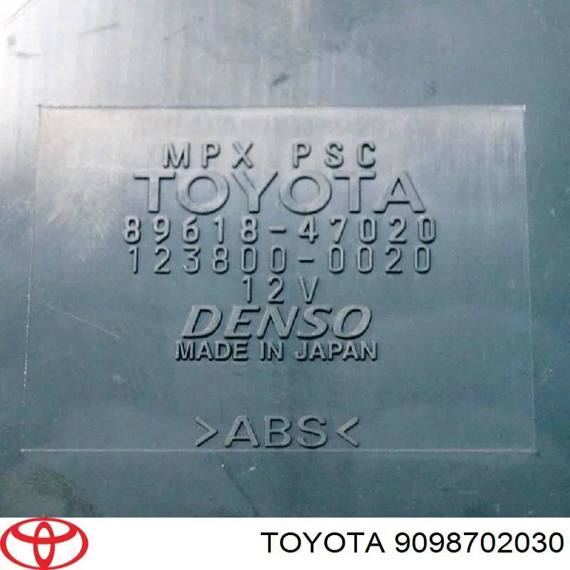 Реле электрическое многофункциональное Toyota 9098702030