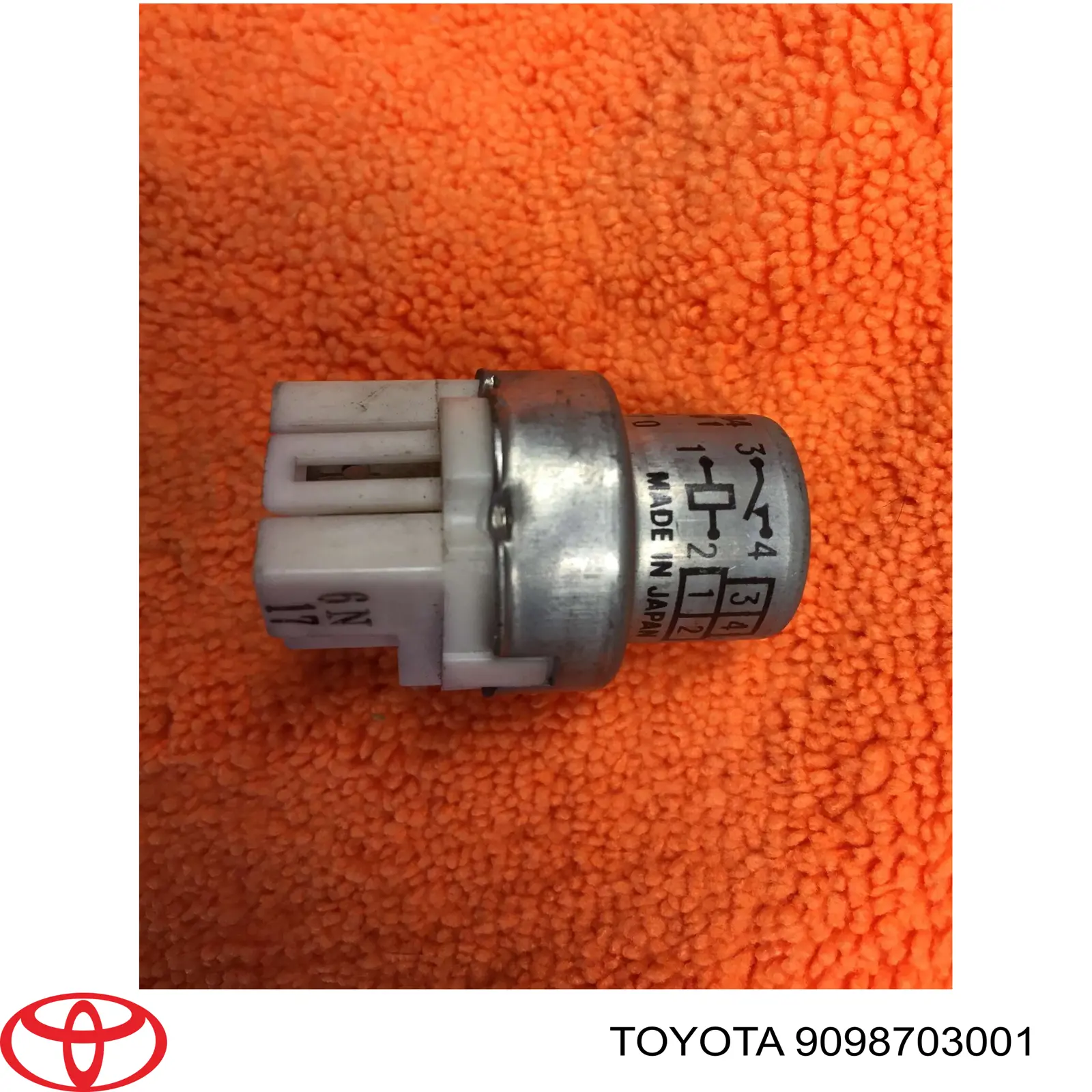 Relé, ventilador de habitáculo 9098703001 Toyota