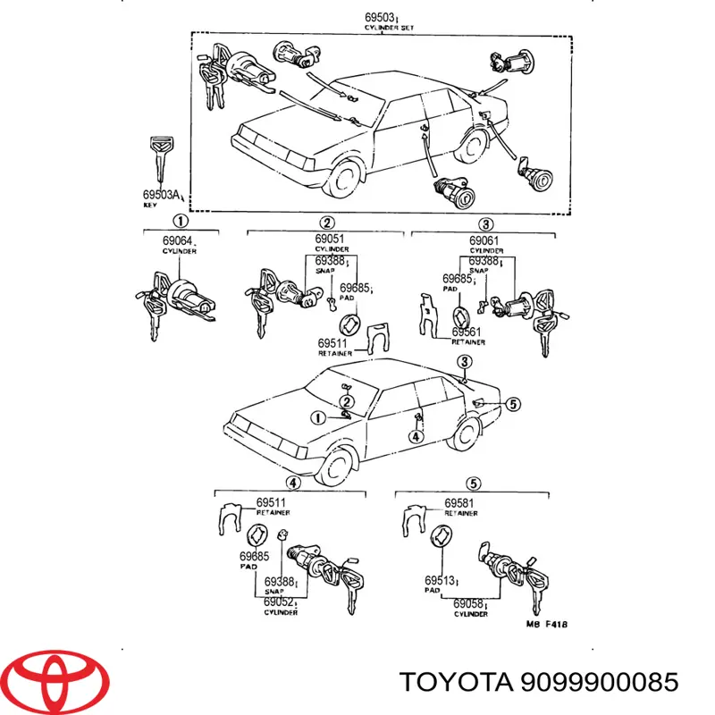 9099900085 Toyota 